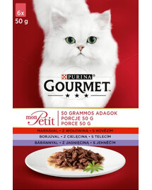 GOURMET Mon Petit Mix des viandes (6x50 g)