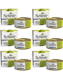 SCHESIR Poulet et pomme en gelée pour chats 6×150 g