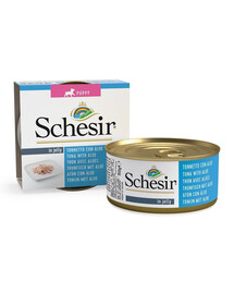 SCHESIR Thon à l'aloès pour chiots 6 x 150 g