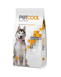 PETCOOL Daily Fresh : aliment complet sec pour chiens adultes, 18 kg