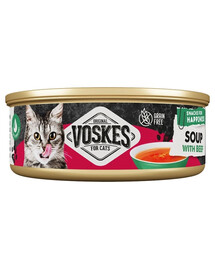 VOSKES Soup with Beef soupe au bœuf pour chats 50 g