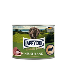 HAPPY DOG Sensible Pure Nouvelle-Zélande Agneau – nourriture humide pour chiens 200 g