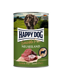 HAPPY DOG Sensible Pure Nouvelle-Zélande Agneau – nourriture humide pour chiens 400 g