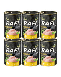 RAFI Cat Adult au poulet nourriture humide pour chats 6x400g