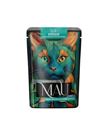 MAU Mus Sarna aux carottes violettes et à la coriandre – nourriture humide pour chat, 85 g