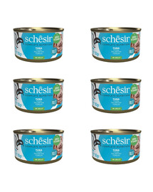 SCHESIR Thon en gelée pour chats 6×85 g