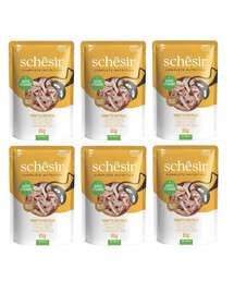 SCHESIR Thon et filets de poulet en gelée 6x85 g