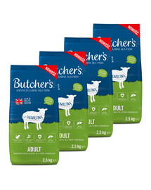 BUTCHER'S Original croquettes pour chien agneau 4 × 2,5 kg