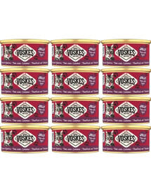 VOSKES Jelly Tuna with Squid 12 x 85 g : 100 % thon et calmar en gelée, aliment complémentaire pour chat