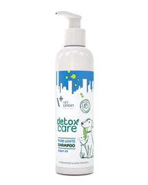 VET EXPER Detox Care Pure White Shampoo 250 ml szampon dla psów i kotów o jasnej sierści