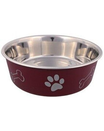 TRIXIE Bol en métal avec revêtement en plastique 0,25 l/ 12 cm