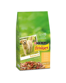 FRISKIES Croquettes pour chien Balance avec poulet et légumes ajoutés 500 g