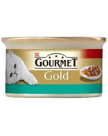 GOURMET Gold Saumon et poulet en sauce 85 g