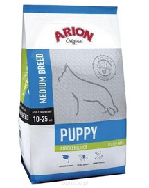 ARION Original Puppy Medium Chicken & Rice - Poulet & riz pour chiots de races moyennes - 3 kg
