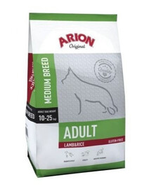 ARION Original Adult Medium Lamb & Rice - Agneau & riz pour chiens adultes de races moyennes - 3 kg
