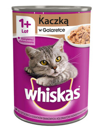 WHISKAS Adultes canard et carottes en gelée 400 g