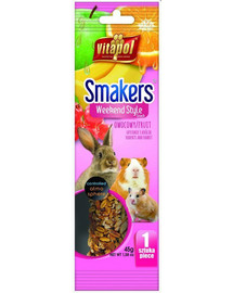VITAPOL  Weekend Style Smakers pour les rongeurs fruité 1 pièces