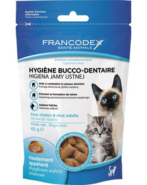 FRANCODEX Kitten & Cat Snack - Hygiène buccale 65 g