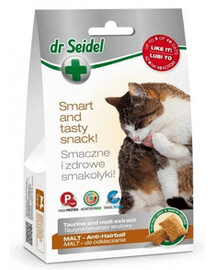 DR SEIDEL Friandises Pour Chats Malt Pour L'Expulsion Des Boules De Poils 50 g