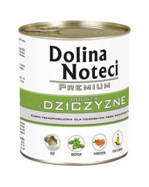 DOLINA NOTECI Premium - Riche en venaison pour chiens adultes - 800g