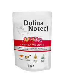 DOLINA NOTECI Premium Junior Riche en cœurs de bœuf 300g