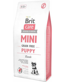 BRIT Care Grain Free Mini Puppy Lamb - Agneau & sans céréales pour chiots de races mini - 2 kg