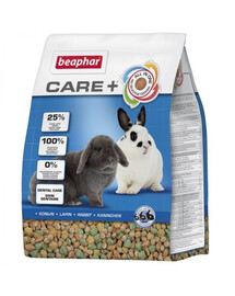 BEAPHAR Care+ Rabbit - 1.5kg - Nourriture sèche pour lapins
