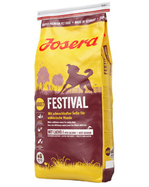 JOSERA Dog Festival 15 kg pour les chiens exigeants, avec une délicieuse sauce