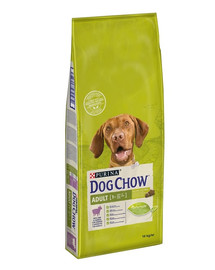 PURINA Dog Chow Adult - Croquettes d'agneau pour chiens de petites et moyennes races - 14 kg