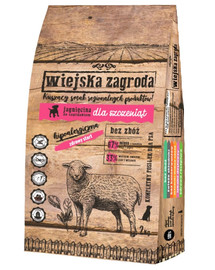 WIEJSKA ZAGRODA - Croquettes agneau et épinards pour chiots - 2 kg