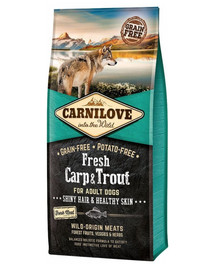 CARNILOVE Fresh Carpe & Truite pour chien adulte 12 kg