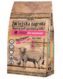 WIEJSKA ZAGRODA - Croquettes agneau et épinards pour chiots - 9 kg