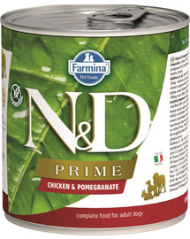 FARMINA N&D Prime Dog chicken & pomegranate - Poulet & Grenades  pour chiens adultes - 285 g