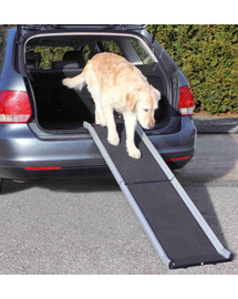 TRIXIE Rampe pour les animaux Aluminum 38 × 155 cm. 5. 6 kg. Noir