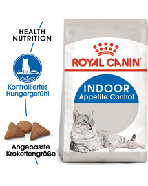 ROYAL CANIN Indoor Appetite Control 400 g - Croquettes spécialement développées pour les chats adultes de 1 à 7 ans