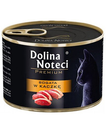 DOLINA NOTECI Premium Riche en canard pour chats adultes 185 g