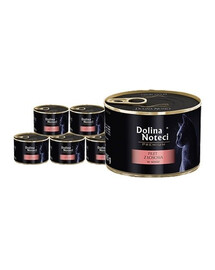 DOLINA NOTECI Premium Aliment riche en veau pour chats adultes 185 g