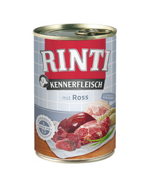 RINTI Kennerfleisch - nourriture humide pour chiens à la viande de veau - 400 g