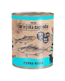WIEJSKA ZAGRODA Festin de poissons 800 g nourriture pour chiens sans céréales