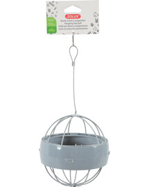 ZOLUX - Boule à foin grise en plastique à suspendre