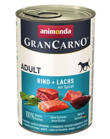ANIMONDA Grancarno Boeuf, saumon et épinards 400 g