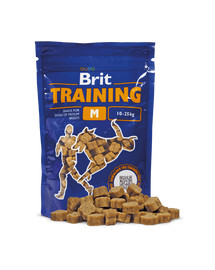 BRIT Training snack M - Friandises d'entraînement pour chiens de races moyennes - 200 g