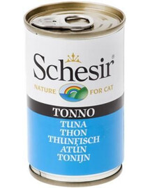 SCHESIR Aliment complémentaire au thon pour chats 140g