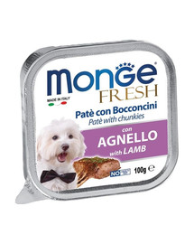 MONGE Fresh Dog Pâté d'agneau 100 g