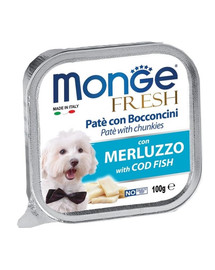MONGE Fresh Dog Pâté de morue 100 g
