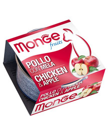 MONGE Fruit Cat Poulet aux pommes 80 g
