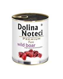 DOLINA NOTECI Premium Pure - sanglier pour chiens adultes de grandes et moyennes tailles - 800 g