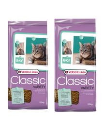 VERSELE-LAGA Aliments pour chats Classic cat variety 20 kg (2 x 10 kg)