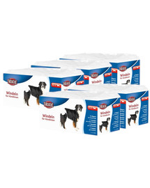TRIXIE Couche pour chien femelles  XS 12 pcs x 5