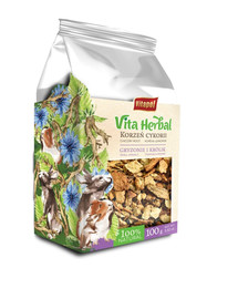 VITAPOL Vita Herbal Racine de chicorée pour rongeurs et lapins 100 g